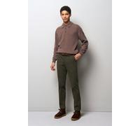Chinos MEYER "M5.Chino", Herren, Gr. 31, Länge 32, grün, 98% Baumwolle, 2% Elasthan, unifarben, regular fit lang, Hosen, M5 Chino (57854704-31) grün