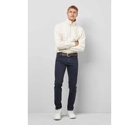 Meyer M5Slim Fit Hose navy, Einfarbig