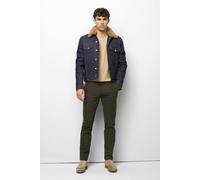 Chinos MEYER "M5 Move", Herren, Gr. 38, Länge 30, grün (dunkelgrün), 76% Baumwolle, 22% Polyester, 2% Elasthan, unifarben, regular fit lang, Hosen, in Micro-Struktur (44212537-38) dunkelgrün