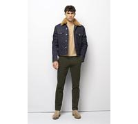 Chinos MEYER "M5 Move", Herren, Gr. 36, Länge 30, grün (dunkelgrün), 76% Baumwolle, 22% Polyester, 2% Elasthan, unifarben, regular fit lang, Hosen, in Micro-Struktur (44212537-36) dunkelgrün