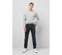 5-Pocket-Jeans MEYER "M5 Regular", Herren, Gr. 30, Länge 32, blau (dunkelblau), 98% Baumwolle, 2% Elasthan, unifarben, Basic, regular fit lang, Jeans 5-Pocket-Jeans, M5 Regular im Five Pocket Style (1