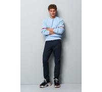 M 5 BY MEYER Summer Structure baumwoll Five Pocket Blau (Marine)