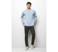 Chinos MEYER "M5 Five Pocket", Herren, Gr. 42, Länge 32, dunkelgrün, 89% Baumwolle, 8% Elastomultiester, 3% Elasthan, unifarben, regular fit lang, Hosen, aus High Performance Satin (61543300-42) dunke