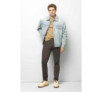 Chinos MEYER "M5 Move 2-6502", Herren, Gr. 33, Länge 34, braun, 54% Baumwolle, 44% Polyester, 2% Elasthan, unifarben, regular fit lang, Hosen, M5 Move im Jersey-Look (45051861-33) braun