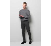 Chinos MEYER "M5.Chino", Herren, Gr. 36, Länge 32, grau (anthrazit), 98% Baumwolle, 2% Elasthan, unifarben, regular fit lang, Hosen, M5 Chino (68397922-36) anthrazit