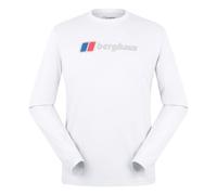 M Berghaus Big Logo LS Tee (T-Shirt), Herren - Berghaus Wisdom (LtGRY) UK 2XL // DE 58