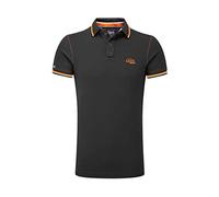 M.Conte Herren Poloshirt Kurzarm Stretch Polohemd T-Shirt Polo-Shirts für Herren Pique Basic Men's Plain Royal Blau S M L XL XXL XXXL Romano (L, Schwarz Black …)