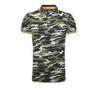 M.Conte Herren Poloshirt Kurzarm Stretch Polohemd T-Shirt Polo-Shirts für Herren Pique Basic Men's Plain Royal Blau S M L XL XXL XXXL Romano (S, Schwarz Grün)