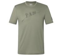 M HIKING TEE Men tea leaf/black ink M