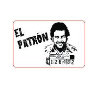 M&M Smartek EL PATRON oder BLOW oder *WHITE* oder Bad ideas make the best memories - Karte im EC-Karten / Personalausweis Format für ihre Brieftasche Schnupfset Sniff Snuff Bullet (1x EL PATRON)