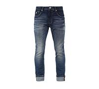 M.O.D. Herren Jeans Ricardo Regular Fit - Blau - Atlas Blue W28-W40 98% Baumwolle, Größe:30W / 34L, Farbvariante:Atlas Blue 3041