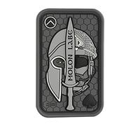 M-Tac Morale Patches Nordic Invasion PVC 3D Militär Taktischer Patch Wikinger Til Valhall (Grau)