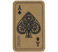 M-Tac - Ace of Spades - Aufnäher mit Pik-Ass-Kartesymbol - Coyote