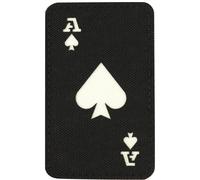 M-Tac - Ace Of Spades Laser Cut - Aufnäher mit Fluoszierendes Pik-Ass-Kartesymbol - Black/GID