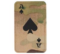 M-Tac - Ace Of Spades Laser Cut - Aufnäher mit Pik-Ass-Kartesymbol - Multicam/Black