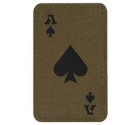M-Tac - Ace Of Spades Laser Cut - Aufnäher mit Pik-Ass-Kartesymbol - Ranger Green/Black