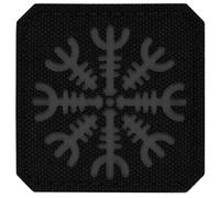 M-Tac - Aegishjalmur - Laser Cut Aufnäher - Black/Grey