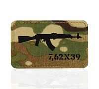 M-Tac AKM Tactical Morale Patch Lazer Cut Hakenverschlüsse, Black/Camo