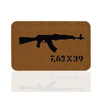 m-tac AKM Tactical Morale Patch Lazer Cut Hakenverschlüsse, Black/Coyote