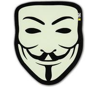 M-Tac Anonymous Tactical Morale Patch - Militär Morale Patch Kampf Haken Verschlüsse Druck (Schwarz/GID)