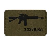 M-Tac - AR-15 223/5,56 Laser Cut - Aufnäher - Ranger Green/Black