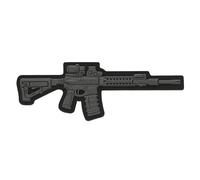M-Tac - AR-15 PVC - 3D-Aufnäher - Dark Grey