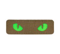 M-Tac Aufnäher Cat Eyes Laser Cut, Coyote/Green