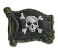 M-Tac Aufnäher Jolly Roger PVC, Olive/Black