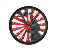 M-Tac Aufnäher weg des Samurai (Stickerei), Black/White/Red