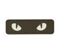 M-Tac Cat Eyes Morale Patches Tactical Patch Military Combat Hook Fasteners (Ranger Green - GITD)