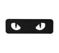 M-Tac - Cat Eyes - Fluoszierender 3D-Aufnäher mit Katzenaugen-Symbol - Black/GID