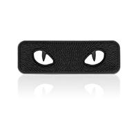 M-Tac - Cat Eyes - Fluoszierender 3D-Aufnäher mit Katzenaugen-Symbol - PVC - Black