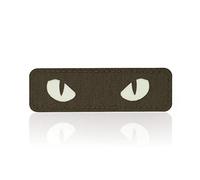 M-Tac Cat Eyes Morale Patches Tactical Patch Military Combat Hook Fasteners (Ranger Green - GITD)