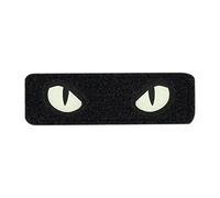 M-Tac Aufnäher Cat Eyes Type 2 Laser Cut – fluoreszierend mit Katzenaugen-Symbol – Black/GID