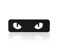 M-Tac CatEyes Morale Patches Tactical Patch Military Combat Haken Befestigungen, GITD - Black