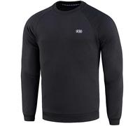 M-Tac Herren Sweatshirt - Sportpullover aus 100% Baumwolle, Atmungsaktiv, Bequem & Lässig für Alltag & Sport, Black, XL