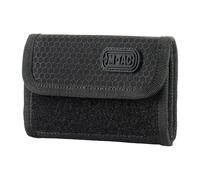 M-Tac Elite Gen.II Hex Klett-Portemonnaie - Cordura® Hex 1000D Military Geldbörse mit Klettverschluss, Scheine-, Karten- & Visitenkartenfächer, ultrarobust, taktisches Design, Black