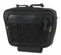 M-Tac Taktische Hüfttasche Large Elite, 2L, Cordura 500D, YKK Reißverschlüsse, MOLLE/PALS Lasergeschnitten, Schwarz, Outdoor, Taktische Ausrüstung, Ballistische Tasche, Verstellbarer Gürtel, Black