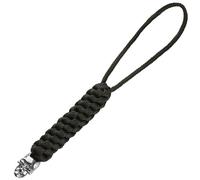 M-Tac - Helix Skull - Multifunktioneller Schlüsselanhänger aus Paracord mit Schädel-Motiv - Black