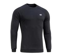 M-Tac Herren Sweatshirt 100% Baumwolle - Warm, Atmungsaktiv, Bequem, Rundhalsausschnitt, Ohne Kapuze, Black, S