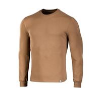 M-Tac Herren Sweatshirt Ganzjährig Raglan-Schnitt aus Baumwolle - Bequemer Freizeit Pullover für Alltag, Outdoor, Arbeit & Sport, Atmungsaktiv, Dehnbar, Klassisches Design, 4 Seasons, Coyote Brown, XL