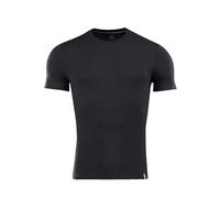M-Tac Herren T-Shirt - 93% Baumwolle, 7% Elastan, Weich & Atmungsaktiv, Slim Fit, Perfekt für Alltag & Outdoor, Schwarz, L