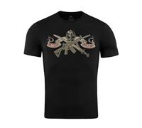 M-Tac Herren T-Shirt Keep Calm - Militärisches Baumwollshirt mit Odin & Walhalla Print, Sport & Outdoor, Black, XL