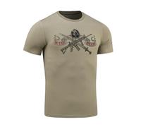 M-Tac Herren T-Shirt Keep Calm - Militärisches Baumwollshirt mit Odin & Walhalla Print, Sport & Outdoor, Tan, XXL