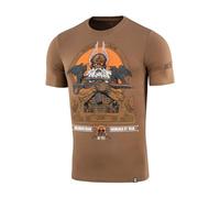 M-Tac Herren T-Shirt Odin - Baumwolle & Elastan, Wikinger-Motiv „Valhalla Calling“, Taktisches Military-Shirt, Coyote Brown, XL