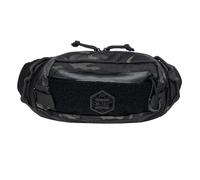 M-Tac Tasche Waist Elite Hex Gürteltasche Herren Tasche Hüfttasche Bauchtasche Tactical Taktisch Bag, Multicam Black/Black, Minimalistisch