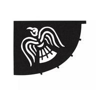 M-Tac® Lasergeschnittener Krähenbanner-Aufnäher - Schwarz