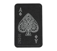 M-Tac - Ace of Spades - Aufnäher mi Pik-Ass-Kartesymbol - Black