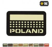 M-Tac® Poland (mit Flagge) Patch 50x80 Laserschnitt - alle verfügbaren Farben Black/White/Red