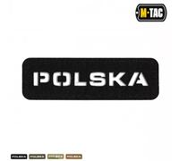 M-Tac® Polska Patch (wird von innen nach außen gewendet) - alle verfügbaren Farben Schwarz